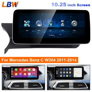 Navigation 10.25'' Car Linux Screen Carplay Radio For Benz C W204 2011-14 NTG4.5 - Picture 1 of 12