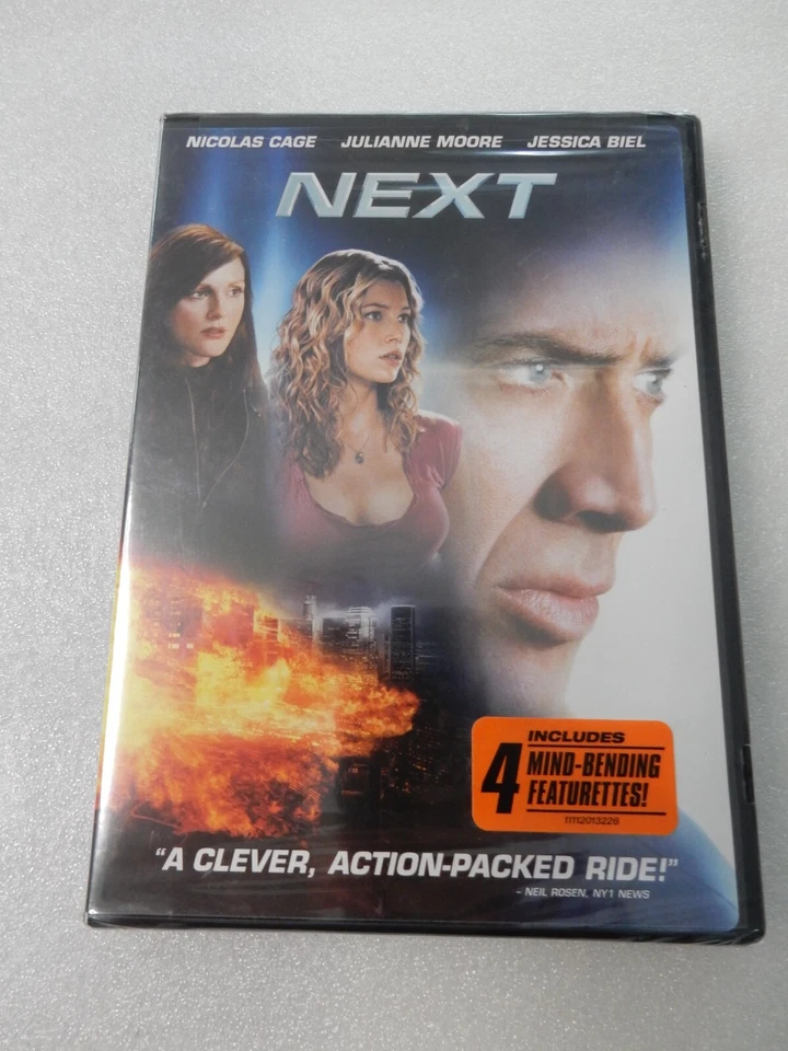 Next (DVD) Nicolas Cage Julianne Moore Jessica Biel NEW SEALED - Image 1 of 2