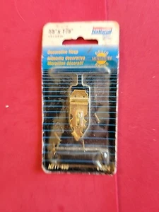 National Decorative Hasp N211466  V1824- Polished  Brass- 5/8" X 1 7/8" - New - Picture 1 of 2