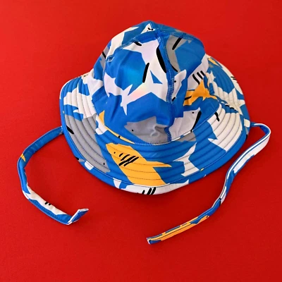 Hanna Andersson Cute "SHARK SUNBLOCK SWIM HAT" XS, 3-12 Months. Great Gift Idea! - Image 1 of 4