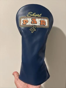 Short Par 4 Driver Head Cover Golfschläger Driver blau Neuheit Casino - Bild 1 von 3