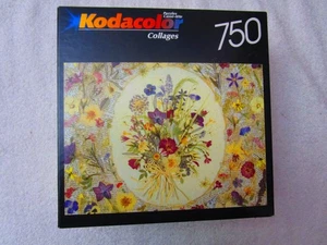 Getrockneter Blumenstrauß 750 Stück Kodacolor Collagen Puzzle. (2003, Kodak) - Bild 1 von 6