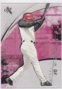 Carta Baseball KEN GRIFFEY JR. Cincinnati Reds Seattle Mariners 2002 FLEER EX #3  - Foto 1 di 2