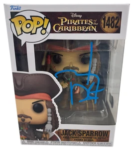 Johnny Depp Signed Jack Sparrow Funko Pirates of the Caribbean Autograph Beckett - Picture 1 of 3