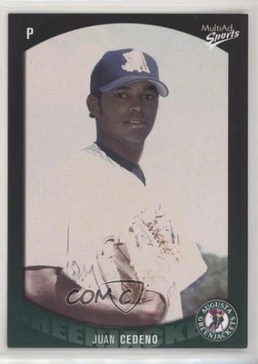 2003 MultiAd Sports Augusta GreenJackets Juan Cedeno #7 - Image 1 of 2