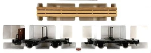 PU9 - MARKLIN 1 58792 - PAIR OF ROTARY CARS FOR TRANSPORTING LUMBER - Picture 1 of 2