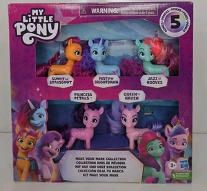 My Little Pony HAZ TU MARCA COLECCIÓN 5 Ponies Misty Jazz Queen Haven Difícil de Encontrar G5 - Imagen 1 de 6