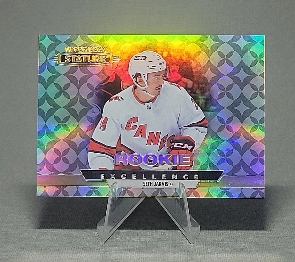 2021-22 Upper Deck Stature - Rookie Excellence Seth Jarvis #RE-32 (RC) - Image 1 of 2