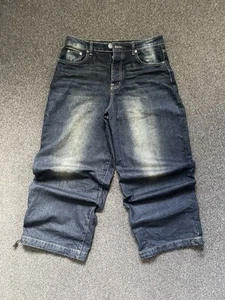 Unisex Baggy, Balloon Fit boohoo Jeans With Acid Wash. - Picture 1 of 3