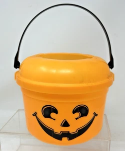 McDonald's Jack O'Lantern secchio per caramelle secchio per zucca 1991 Halloween - Foto 1 di 4