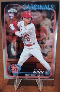 2024 Topps Chrome Update Series - Rookie Debut Masyn Winn #USC23 Refractor (RC) - Picture 1 of 2