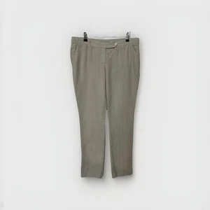 EUROPEAN CULTURE W34 L36 Pantalone misto lino beige 'Pantalone Donna' vestibilità slim - Foto 1 di 17