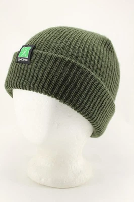 Dakine Compass Logo Acrylic Rib Knit Beanie, Unisex One Size, Forest Green - Image 1 of 4
