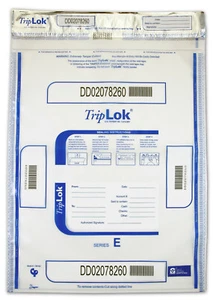 15x20 TripLok, clear, 50 Deposit Bags - Picture 1 of 1