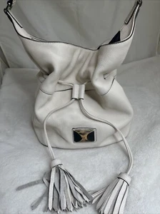 DKNY Beige,Leather Alix Medium Bucket Bag - Picture 1 of 15