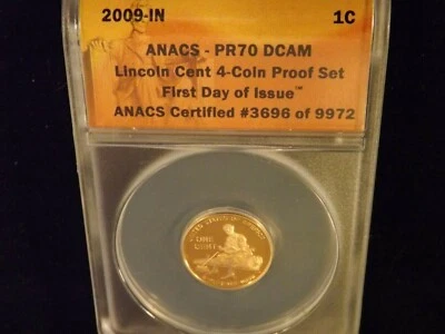 2009    Penny   First Day Of Issue      Anacs PR 70 DCAM - Image 1 of 2