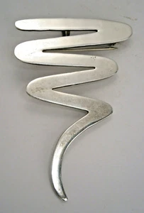 Mexikanische Sterling Silber Anstecknadel/Anhänger mit modernem Design - Bild 1 von 4
