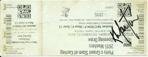 Kevin Martin - Olympic Gold Medalist Original Autograph Signed Ticket Stub - Picture 1 of 1