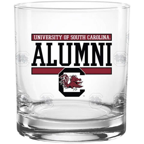 South Carolina Gamecocks 14oz. Repeat Alumni Rocks Glass Cover