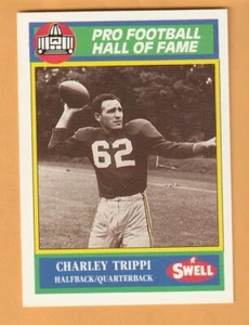 Charley Trippi Chicago Cardinals 1990 Swell Greats #58 Georgia Bulldogs 10D - Imagen 1 de 2