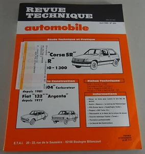 Manual de Reparación Revue Technique Opel Corsa A / Peugeot 504 Stand 04/1983 - Imagen 1 de 3