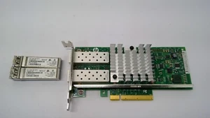 HP 560SFP+ Dual Port 10GB SFP+ Ethernet Adapter Intel X520-DA2 Card w/2 SFP - Afbeelding 1 van 3