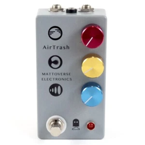 USED Mattoverse Electronics AirTrash Grey Guitar Effects Pedal Free Shipping - Picture 1 of 6