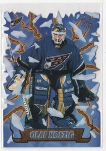 1997-98 PACIFIC CROWN ROYALE FREEZE OUT IE CUT Olaf Kolzig Washington Capitals