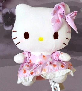 Sanrio Hello Kitty Secret Garden Plush Doll Genuine Pink Frill Dress Soft Toy - Picture 1 of 20