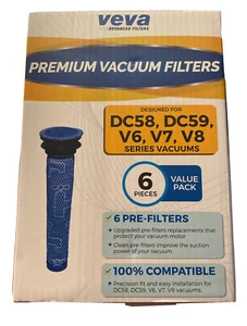 *BRAND NEW* Veva Advanced Vacuum Filters 6Pack Value Pack/$19.99 On Amazon! - Picture 1 of 1