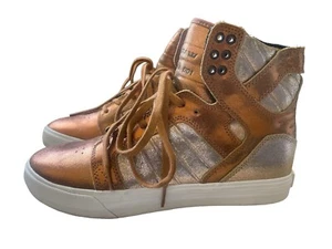 SUPRA Muska001 Women Skateboarding High Top Sneakers 98003-051 Size 10 - Picture 1 of 6