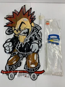 Vintage Tech Deck Kite SkyDude 3D Poly Action 28" Tall Quikclip Lenny Punk - Picture 1 of 5