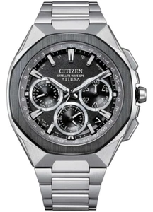 Citizen ATTESA DLC Eco-Drive Satellite Wave GPS Titanium Men's Watch CC4104-53E - Picture 1 of 2