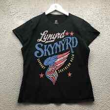 Lynyrd Skynyrd 40th Anniversary Tour 1973-2013 Music T-Shirt Women's XL Black