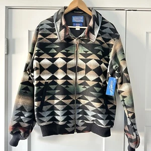 NEU Pendleton Bomberjacke Gr. L Wolle hochwertig Western Native Southwestern - Bild 1 von 7