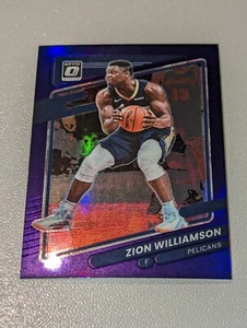 Zion Williamson 2021-22 Optic PURPLE PRIZM PELICANS #95 - Picture 1 of 2