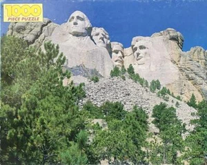 Older Golden jigsaw puzzle;  Mt. Rushmore;  1000 pcs - Picture 1 of 1