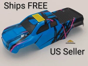 HBX Haiboxing Ravage M16131 RC Blue Brushless Truck Body Ships FREE US Seller - Picture 1 of 12