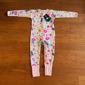 Bonds Disney A Bug’s Life Dot Pink Zip Wondersuit Size 2 BNWT - Picture 1 of 2