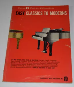 Clásicos fáciles a modernos, volumen 17, música para millones serie 1956 edición rara - Imagen 1 de 8