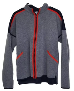 C9 by Champion Women's SZ:L Jacket Gray Navy Red Full Zipper Long Sleeve Warm - Picture 1 of 9