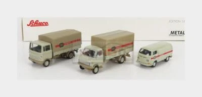 1:87 SCHUCO Volkswagen Set Stuckgut T2 Van Hanomag F55 Mercedes Lp608 452655300 - Immagine 1 di 2