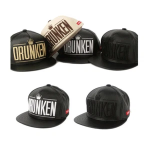 Gorra de béisbol unisex para hombre mujer borracho hip-hop Premier poliéster sombreros a presión - Imagen 1 de 9