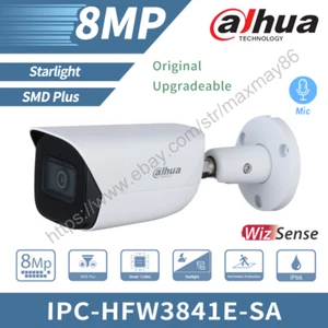 Cámara IP Bullet 8MP IPC-HFW3841E-SA Starlight Micrófono Incorporado IP67 SMD+ POE - Imagen 1 de 5