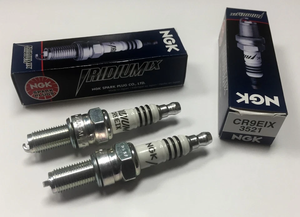 NGK Laser Iridium Spark Plugs CR9EIX Polaris RZR XP900 XP1000 XP 900 1000 Pair - Image 1 of 1