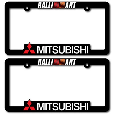 MITSUBISHI-Licencia-Placa-Marcos-RALLIART-EVO-Lancer-Evolution-X-2-3-4-5-6-7-8-9 Foto 1 de 4