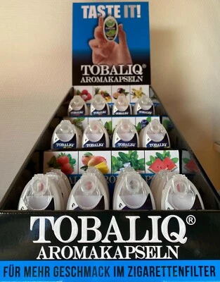 TOBALIQ Aroma Kapseln 🔥 100 Kugeln Perlen Klick Filter wie Hoffmann Aroma King
