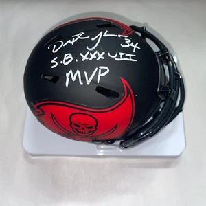 Dexter Jackson Signed Tampa Bay Buccaneers Mini-Helmet Inscribed "SB XXXVII MVP" - Picture 1 of 4