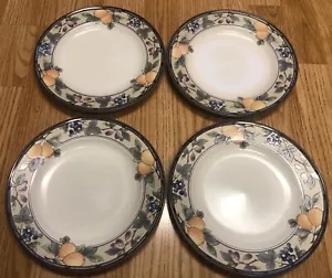 (4) Mikasa - Garden Harvest - Intaglio Salat-/Dessertteller - 8 - 3/8 Zoll - Bild 1 von 7