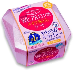 KOSE [ Softymo : Makeup remover sheets : Hyaluronic acid 52 sheets ] - Picture 1 of 12